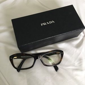 Prada tortus print prescription eyeglasses